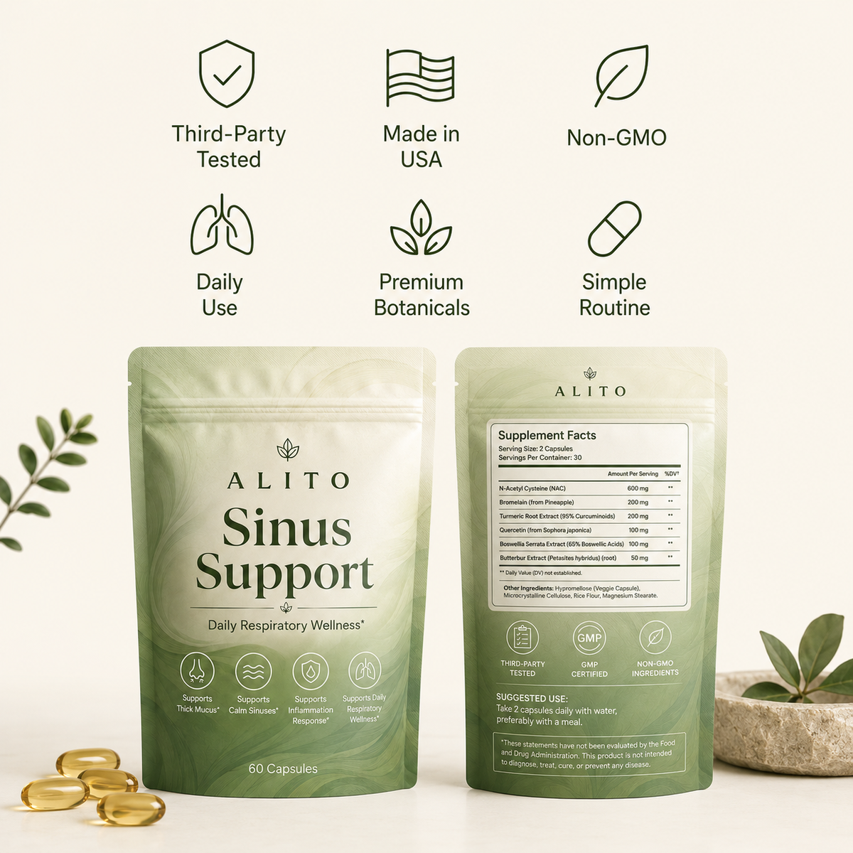 Alito® Sinus Support